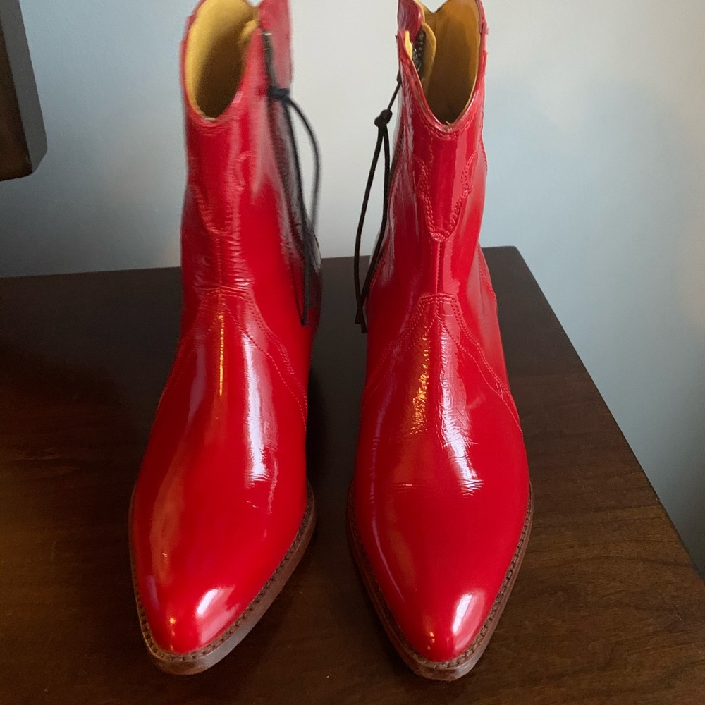 Red Western Boots